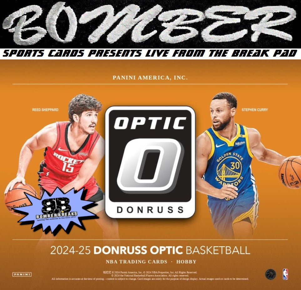 SUNDAY - 2024/25 Panini Donruss Optic Basketball Hobby 6 Box Half Case Break - Pick Your Team #2 - Live 8/24/25