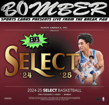 Load image into Gallery viewer, 10:15pm ET - 🚨(NOW A FILLER) - SUNDAY - 2024 Panini Select Hobby Basketball 6 Box Half Case Break - Pick Your Team #7 - Live 7/6/25
