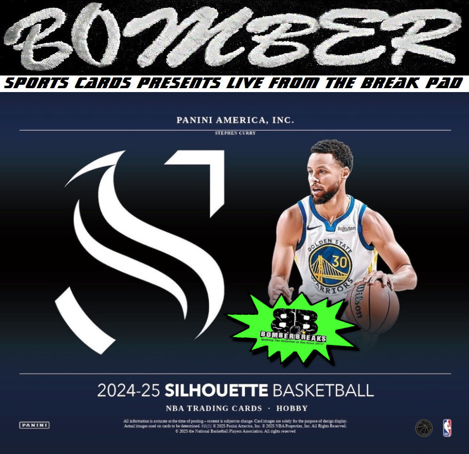 (💰$300 Break Credit Added) SUNDAY - 2024/25 Panini Silhouette Basketball Hobby 5 Box Half Case Break - Pick Your Team #4 - Live 9/7/25