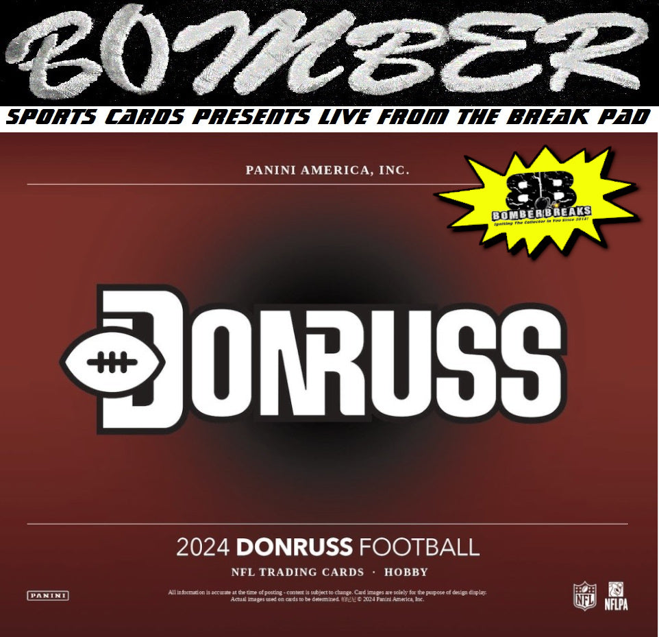 SUNDAY - 2024 Panini Donruss Football Hobby 6 Box Break - Pick Your Team #9 - Live 2/23/25