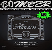 Load image into Gallery viewer, SUNDAY - 2024 Panini Flawless Baseball Hobby 1 Box Half Case Break - Pick Your Team #6 - Live 5/18/25
