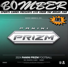 Load image into Gallery viewer, 💥(Code: PRIZM15 saves 15%) THURSDAY - 2024 Panini Prizm Football 4 Box Break - Pick Your Team #10 - Live 12/26/24
