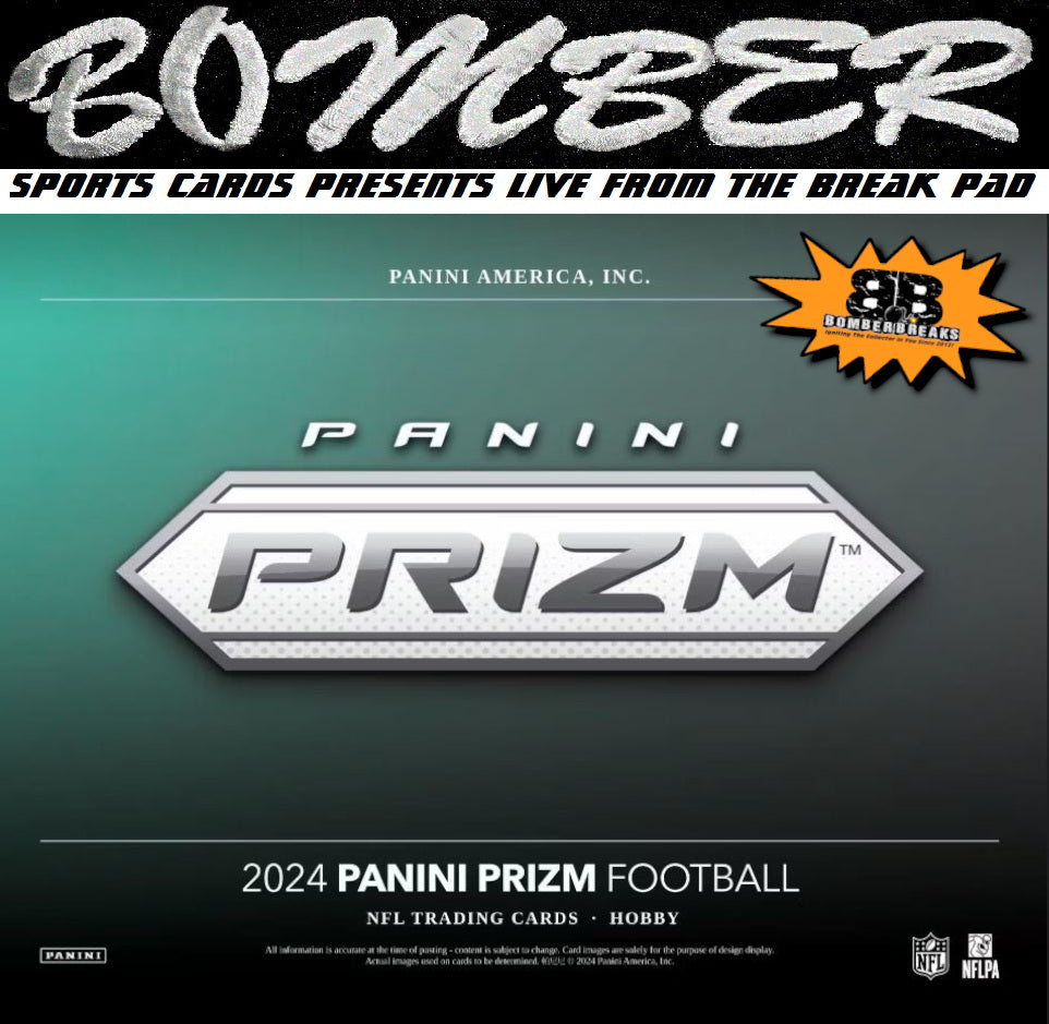 💥(Code: PRIZM15 saves 15%) THURSDAY - 2024 Panini Prizm Football 4 Box Break - Pick Your Team #10 - Live 12/26/24