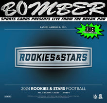 Load image into Gallery viewer, SUNDAY - 2024 Panini Rookies &amp; Stars Football 7 Box Half Case Break - Pick Your Team #4 - Live 2/23/25
