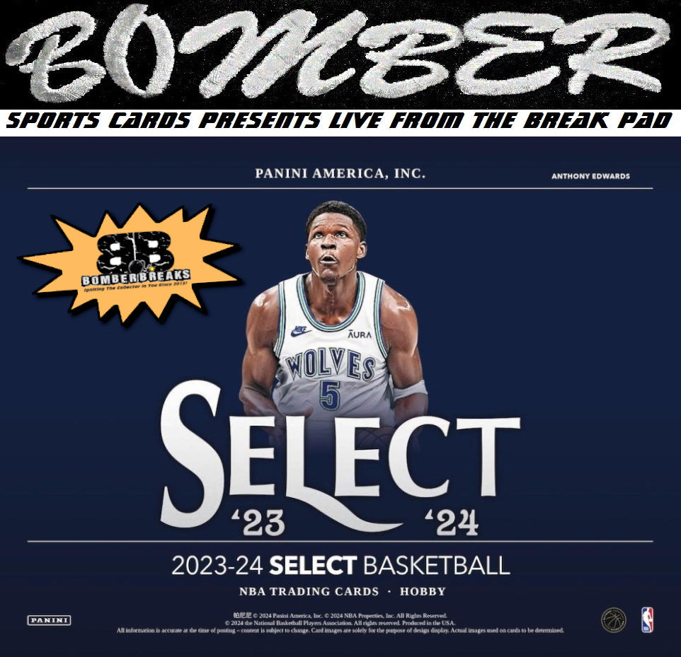 MONDAY - 2023/24 Panini Select Basketball 6 Box Half Case Break - Pick Your Team #2 - Live 5/20/24