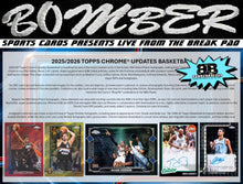 Load image into Gallery viewer, THURSDAY - 2025/26 Topps Chrome Update Series Basketball Jumbo 1 Box Break - Random Team #1 - Live 8/6/26
