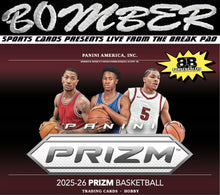 Load image into Gallery viewer, 2026 NATIONAL BREAK - SUNDAY - 2025/26 Panini Prizm Basketball Hobby 6 Box Half Case Break - Pick Your Team #2 - Live 8/2/26
