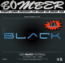 Load image into Gallery viewer, SUNDAY - 2025 Panini Black Football 12 Box Case Break - Pick Your Team #4 - Live 10/19/25
