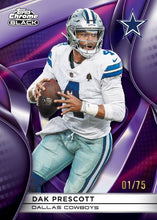 Load image into Gallery viewer, WEDNESDAY - 2025 Topps Chrome Black Football Hobby 6 Box Half Break - Pick Your Team #7 - Live 8/19/26
