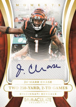 Load image into Gallery viewer, 🚨(NOW A FILLER - Giants, Patriots, Chargers In!) - SUNDAY - 2025 Panini Immaculate Football Hobby 6 Box Case Break - Pick Your Team #2 - Live 1/11/26
