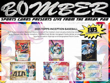 Load image into Gallery viewer, WEDNESDAY - 2025 Topps Inception Baseball Hobby 4 Box Half Case Break - Pick Your Team #8 - Live 8/19/26
