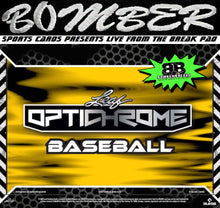 Load image into Gallery viewer, WEDNESDAY - 2025 Leaf Optichrome Baseball Jumbo 1-Box Break - Random Checklist #8 - (15 Names Per Spot) - Live 3/11/26

