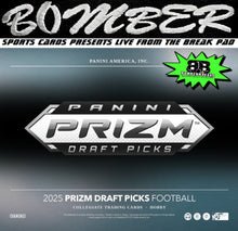 Load image into Gallery viewer, WEDNESDAY - 2025 Panini Prizm Draft Picks Football 8 Box Half Case Break - Pick Your Team #2 - Live 12/10/25
