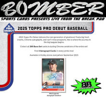 Load image into Gallery viewer, 8:00pm ET - 🚨(NOW A FILLER) - THURSDAY - 2025 Topps Pro Debut Baseball Hobby 8 Box Case Break - Pick Your Team #4 - Live 11/13/25
