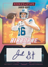 Load image into Gallery viewer, 11:15pm ET - 🚨(NOW A FILLER) - THURSDAY - 2025 Panini Rookies &amp; Stars Football Hobby 7 Box Half Case Break - Pick Your Team #8 - Live 1/22/26
