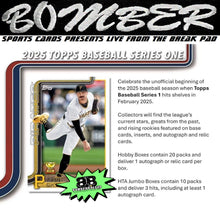 Load image into Gallery viewer, 2025 Topps Series 1 Baseball Hobby Box
