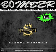Load image into Gallery viewer, 5:15pm ET - FRIDAY - 2025 Leaf Spectacular Baseball Hobby 1-Box Break - Random Checklist #1 - (10 Names Per Spot) - Live 1/29/26
