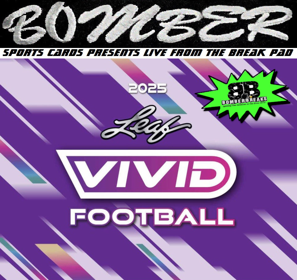 WEDNESDAY - 2025 Leaf Vivid Football Hobby 2-Box Break - Random Checklist #3 - (15 Names Per Spot) - Live 11/12/25