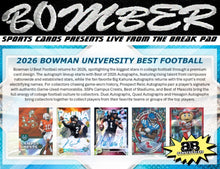 Load image into Gallery viewer, SUNDAY - 2026 Bowman's Best University Football Hobby 6 Box Half Case Break - Pick Your Team #1 - Live 11/1/26
