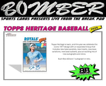 Load image into Gallery viewer, 7:45pm ET - THURSDAY - 2026 Topps Heritage Baseball Hobby 6 Box Half Case Break - Pick Your Team #4 - Live 3/19/26
