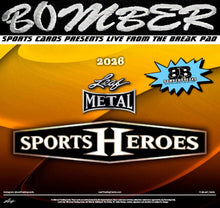 Load image into Gallery viewer, SUNDAY - 2026 Leaf Metal Sports Heroes Hobby 2-Box Break - Random Checklist #4 (15 Names Per Spot) - Live 3/15/26
