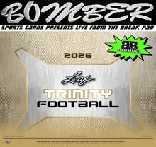 Load image into Gallery viewer, FRIDAY - 2026 Leaf Trinity Football Hobby 5-Box Break - Random Checklist #1 - (10 Names Per Spot) - Live 8/21/26
