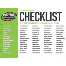 Load image into Gallery viewer, THURSDAY - 2026 Gold Rush Sensational Signatures Autographed Football Edition 8-Box Case Break - Random Checklist #1 - (2 Names Per Spot) - Live 7/23/26

