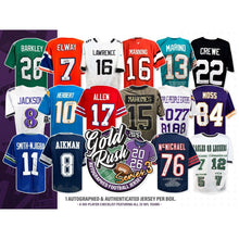 Load image into Gallery viewer, 7:55pm ET - THURSDAY - 2026 Gold Rush Series 3 Autographed Football Jerseys - 6 Box Case Break - Random Team #1 - Live 4/9/26
