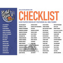 Load image into Gallery viewer, THURSDAY - 2026 Gold Rush Series 3 Autographed Basketball Jerseys 6-Box Case Break - Random Team #1 - Live 7/30/26
