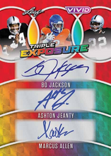 Load image into Gallery viewer, WEDNESDAY - 2025 Leaf Vivid Football Jumbo 1-Box Break - Random Checklist #5 (20 Names Per Spot) - Live 10/21/26
