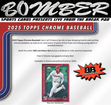 Load image into Gallery viewer, SUNDAY - 2025 Topps Chrome Baseball Delight 6 Box Case Break - Pick Your Team #25- Live 3/15/26
