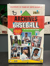 Load image into Gallery viewer, 2021 Topps Archives Baseball Hobby Box
