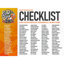 Load image into Gallery viewer, 4:55pm ET - FRIDAY - 2026 Gold Rush Series 1 Autographed Baseball Jerseys 6-Box Case Break - Random Team #1 - Live 1/30/26
