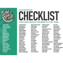 Load image into Gallery viewer, 4:15pm ET - FRIDAY - 2026 Gold Rush Series 5 Autographed Football Jerseys - 6 Box Case Break - Random Team #1 - Live 8/14/26

