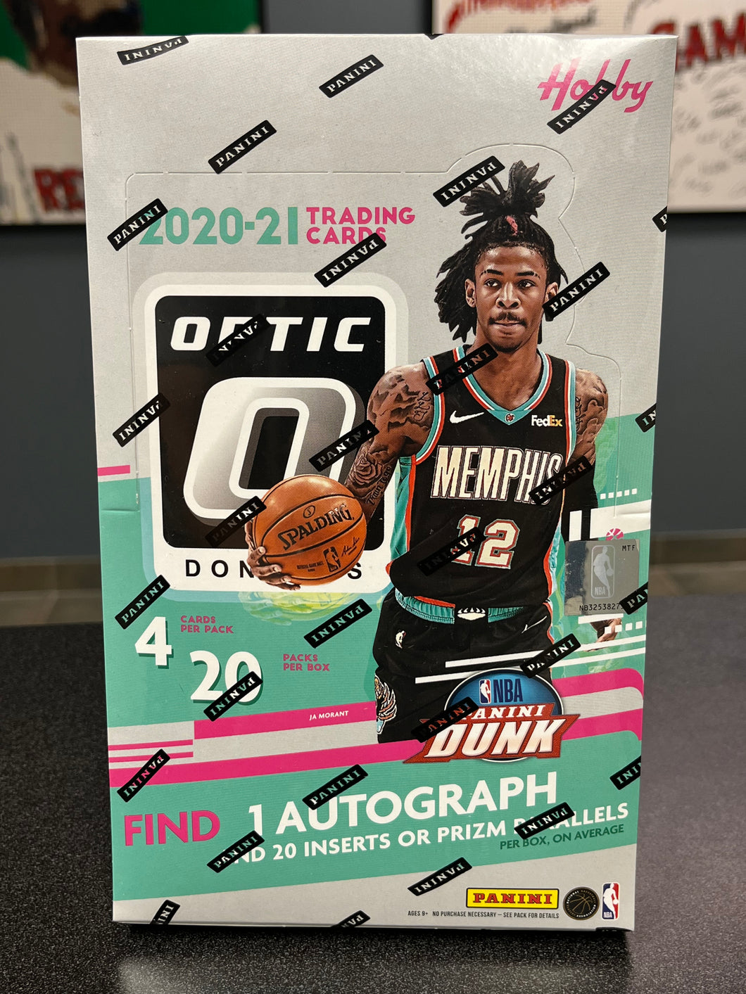 2020/21 Panini Donruss Optic Basketball Hobby Box