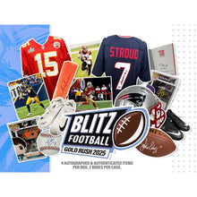 Load image into Gallery viewer, WEDNESDAY - 2025 Gold Rush Autographed Blitz Football Box - Random Team #2 - Live 1/22/25
