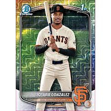 Load image into Gallery viewer, 6:40pm ET - 🚨(NOW A FILLER) - MONDAY - 2025 Bowman Chrome Baseball Delight 3 Box Half Case Break - Pick Your Team #27 - Live 4/6/26
