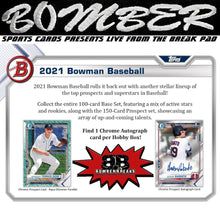 Load image into Gallery viewer, 2021 Bowman Baseball Hobby Box

