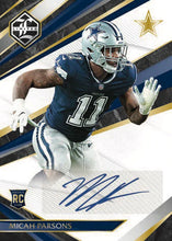Load image into Gallery viewer, (NOW A FILLER) 8:00pm EST - SUNDAY - 2021 Panini Limited Football 7 Box Half Case Break - Pick Your Team #6 - Live 3/20/22
