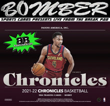 Load image into Gallery viewer, 8:40pm EST - (NOW A FILLER) - SUNDAY - 2021/22 Panini Chronicles Basketball 6 Box Half Case Break - Pick Your Team #4 - Live 9/25/22
