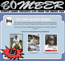 Load image into Gallery viewer, 2021 Topps Archives Baseball Hobby Box
