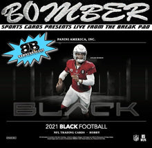 Load image into Gallery viewer, 8:45pm EST WEDNESDAY - 2021 Panini Black Football 6 Box Half Case Break - Pick Your Team #11 (NOW A FILLER) - Live 1/19/22
