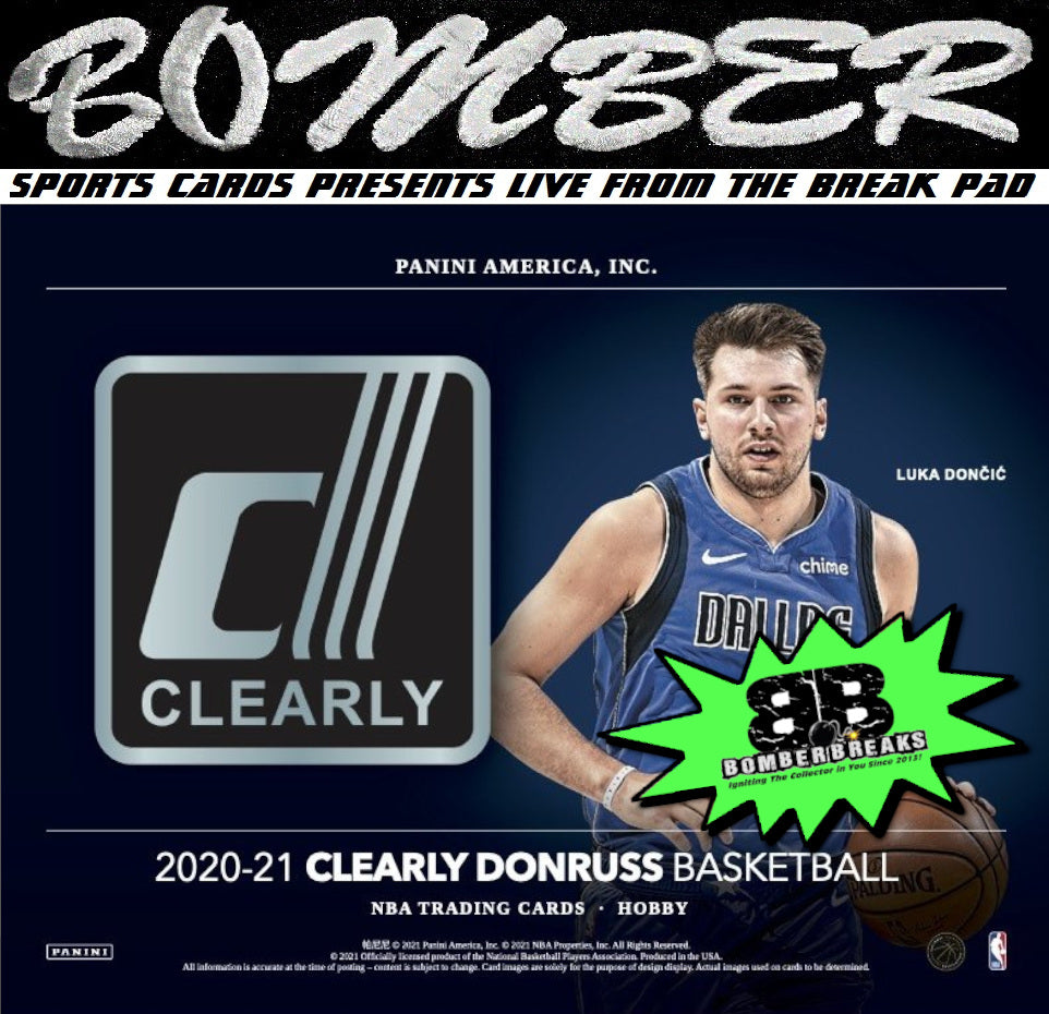 2020/21 Panini Clearly Donruss Basketball Hobby Box