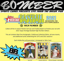 Load image into Gallery viewer, 2021 Topps Heritage High Number Baseball Hobby Box
