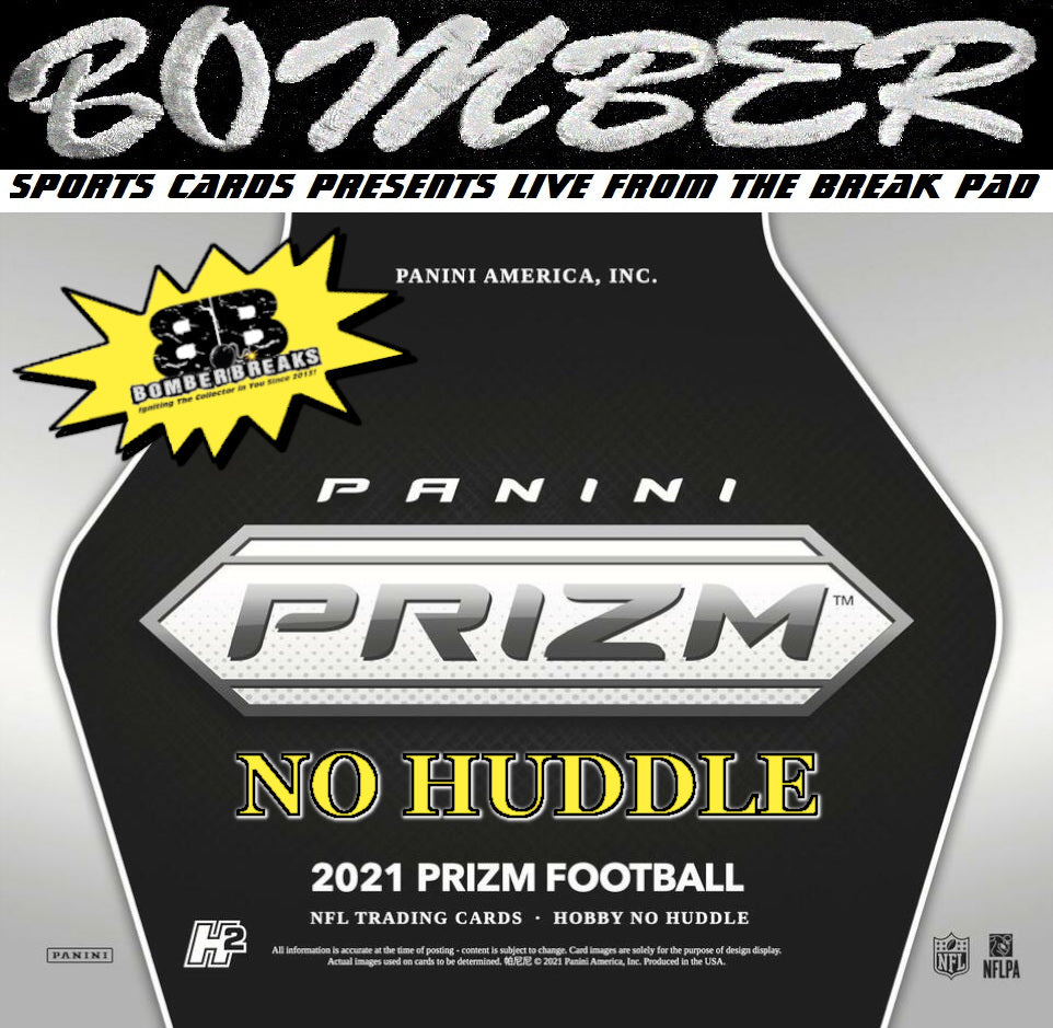 7:30pm EST - MONDAY - 2021 Panini Prizm Football No Huddle 3 Box Break - Random Team #6 - Live 7/18/22